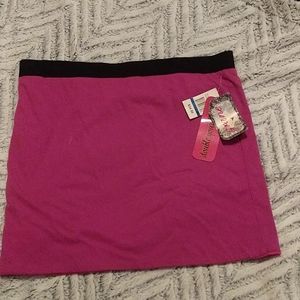 Reversible mini skirt